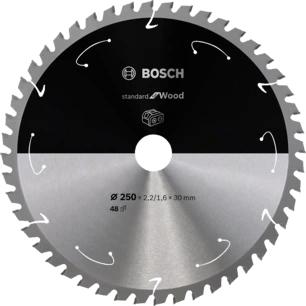 Bosch Accessories Bosch Power Tools 2608837728 Hardmetaal-cirkelzaagblad 250 x 30 mm Aantal tanden: 48 1 stuk(s) Bosch Accessories Bosch Power Tools 2608837728 Hardmetaal-cirkelzaagblad 250 x 30 mm Aantal tanden: 48 1 stuk(s)