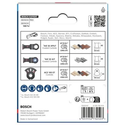 Bosch Accessoires EXPERT Doorslijpset | 3-delig - 2608902622