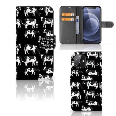 iPhone 12 | 12 Pro (6.1") | Telefoonhoesje | Met pasjeshouder | Koetjes