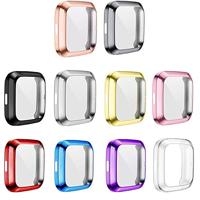 Fitbit Versa 2 Soft TPU case (volledig beschermd) - Roze - thumbnail