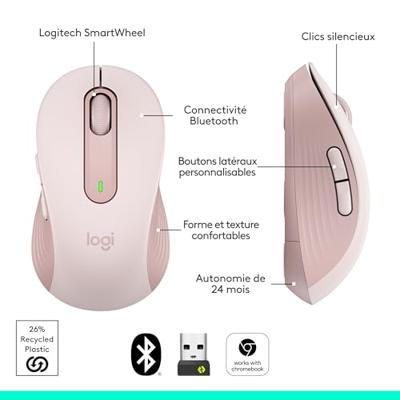 Logitech Signature M650 Medium Draadloze Muis - thumbnail