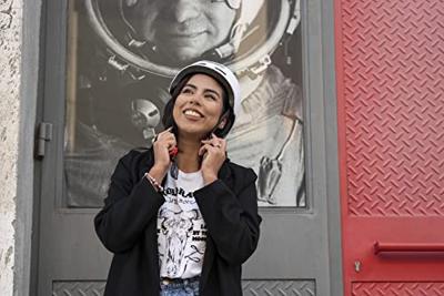 Helm voor Elektrische step Youin LED Wit