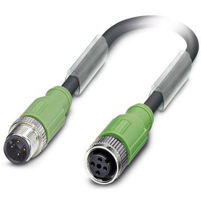 Phoenix Contact 1500868 Sensor/actuator connector, geassembleerd M12 Aantal polen (sensoren): 4 Stekker, recht, Bus, recht 1.50 m 1 stuk(s) Phoenix Contact 1500868 Sensor/actuator connector, geassembleerd M12 Aantal polen (sensoren): 4 Stekker, recht, Bus, recht 1.50 m 1 stuk(s)