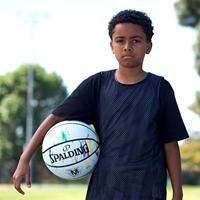 Basketbal Spalding Marble Series Wit (Maat 7) - thumbnail