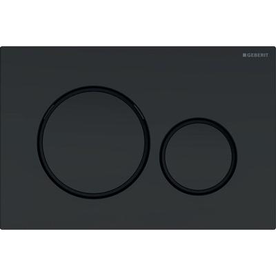 Geberit Sigma 20 bedieningspaneel mat zwart voor Sigma reservoirs 8cm (UP720) en 12cm (UP320)
