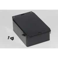 Hammond Electronics 1591SF2SBK Universele behuizing 110 x 82 x 44 ABS Zwart 1 stuk(s) - thumbnail
