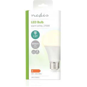 Nedis LBE27A602 Led-lamp E27 A60 8.5 W 806 Lm 2700 K Warm Wit 1 Stuks