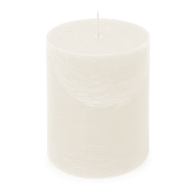 Kaars rustiek 100/130 mm wit Spaas - Spaas