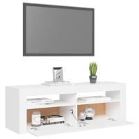 Tv-meubel met LED-verlichting 120x35x40 cm wit - thumbnail