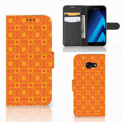 Samsung Galaxy A5 2017 | Telefoon Hoesje | Batik Oranje Samsung Galaxy A5 2017 | Telefoon Hoesje | Batik Oranje