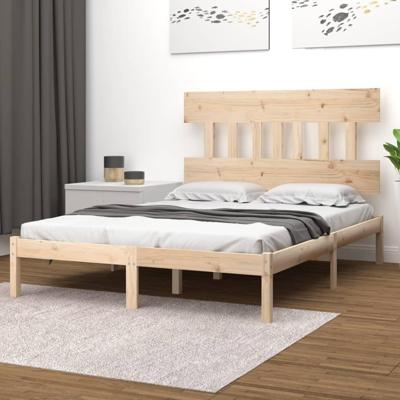 Bedframe massief hout 135x190 cm