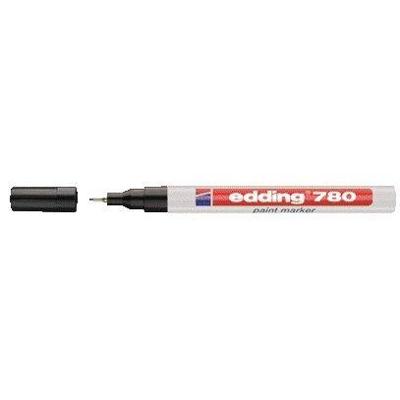 Paintmarker edding 780 oliebasis 0.8mm zwart | 10 stuks