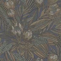 Dutch Wallcoverings Alchemy - Susara - Navy - thumbnail