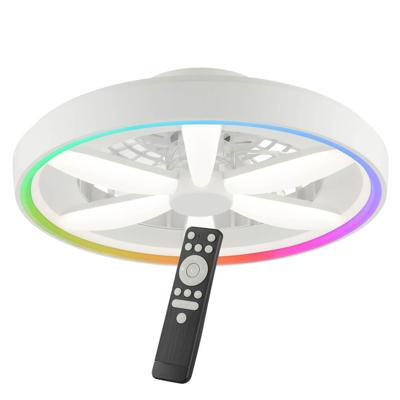 Brilliant Witte plafondventilatorGaiano met RGB lamp - G80935/05