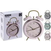 wekker metaal met bellen - thumbnail