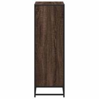 Boekenkast 60x35x107,5 cm bewerkt hout bruin eikenkleur - thumbnail