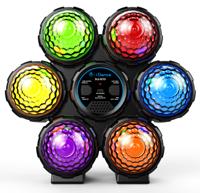 IDance Dicoverlichting Draadloos met 6 Lampen - thumbnail