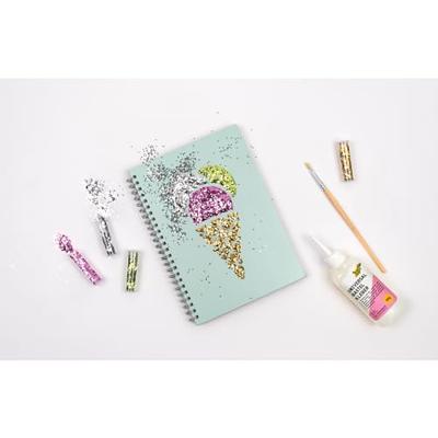 Set van 10 Chunky BIO Glitter FOLIA met lijm meerkleurig Set van 10 Chunky BIO Glitter FOLIA met lijm meerkleurig
