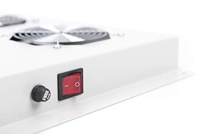 Digitus DN-19 FAN-6-SRV 19 inch 6 x Ventilator voor patchkast 1 HE Grijs