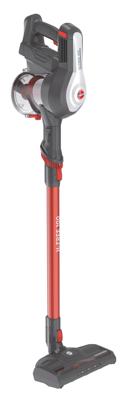 HOOVER HF122AH Steelstofzuiger - 22 V - 40 min - 0,9 L - Rood / Grijs