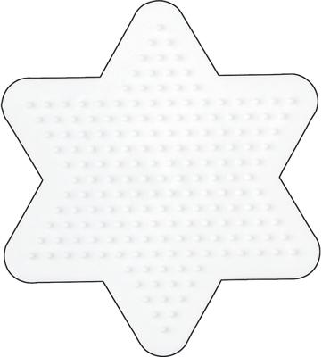 Hama Strijkkralen Grondplaat Ster Klein Wit Hama Strijkkralen Grondplaat Ster Klein Wit