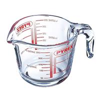 Pyrex Maatbeker glas 250ml Ø9cm - thumbnail