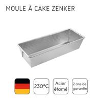 Zenker Cakevorm Zilver 25cm - Perfect voor het bakken van heerlijke cakes - thumbnail