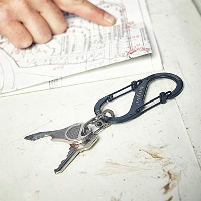 Nite ize S-Biner #4 Slidelock Stainless Zwart