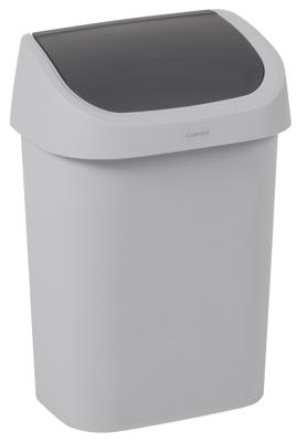 Curver Mistral afvalbak swing 9 liter soft grey Curver Mistral afvalbak swing 9 liter soft grey