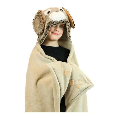 Noxxiez knuffeldeken met capuchon konijn, 130x100cm Noxxiez knuffeldeken met capuchon konijn, 130x100cm