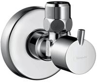 Hansgrohe Hoekstopkraan S met G 3/8 aansluiting, chroom - thumbnail