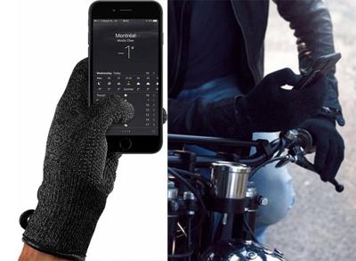 Mujjo Touchscreen Handschoenen - Zwart - Maat S - thumbnail