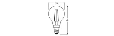 OSRAM HOMELIGHTING 4099854467585 LED-lamp Energielabel D (A - G) E14 1.8 W Warmwit (Ø x h) 45.00 mm x 45.00 mm 1 stuk(s) OSRAM HOMELIGHTING 4099854467585 LED-lamp Energielabel D (A - G) E14 1.8 W Warmwit (Ø x h) 45.00 mm x 45.00 mm 1 stuk(s)