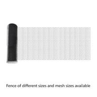 VidaXL Hexagon hek grijs 0,6 x 50 m pvc - thumbnail