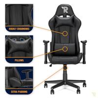 Ranqer Felix gamestoel zwart / rood - thumbnail