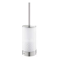 Grohe Toiletborstel Selection Glas met Wandhouder Supersteel - thumbnail