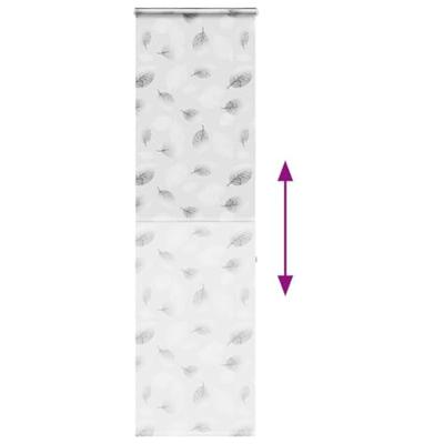 Doucherolgordijn met cassette 80x240 cm stofbreedte 76 cm