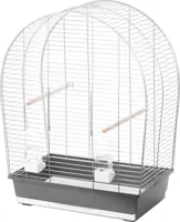 Interzoo vogelkooi Sylwia zilver/grijs Interzoo Gebr. de Boon - Gebr de boon - thumbnail