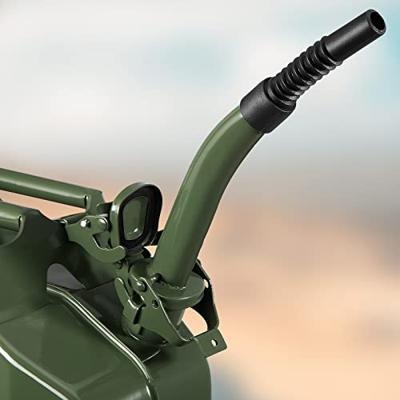 Metalen jerrycan 20L incl. schenktuit , set van 3