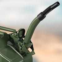 Metalen jerrycan 20L incl. schenktuit , set van 3 - thumbnail