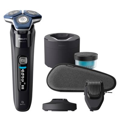 Philips S7886/58 Shaver series 7000 Elektrisch Scheerapparaat Zwart/Blauw