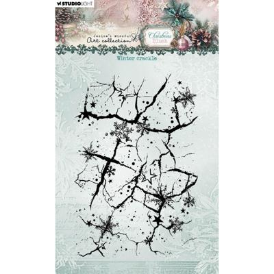 Studio Light • jenine's mindful art christmas blush clear stamp winter crackle