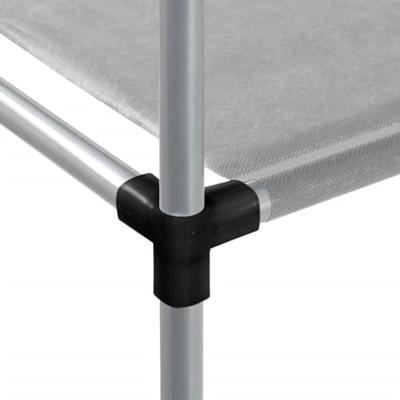 VidaXL Opbergrek voor boven wasmachine 87x55x90,5 cm ijzer grijs - thumbnail
