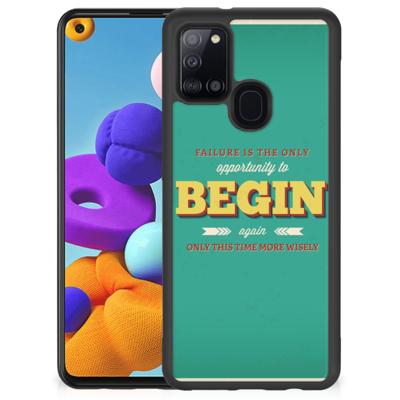 Samsung Galaxy A21s Hoesje met Quotes Quote Begin Samsung Galaxy A21s Hoesje met Quotes Quote Begin
