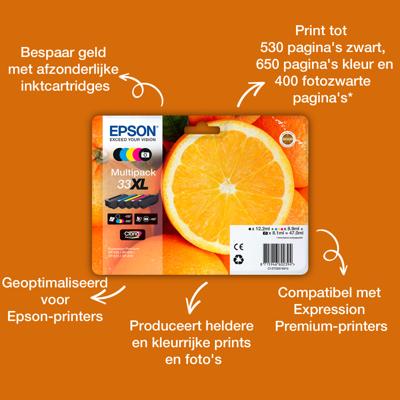 Epson Inktcartridge 33XL Origineel Geel C 13 T 33644012