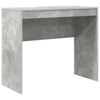 Bureau Beton Grijs 90x40x76 cm Houtcomposiet - thumbnail