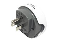 Q2 Power | World to USA | Universal-Reiseadapter mit Erdungsstecker | KID SAFE Stoßschutz | Spannung und Leistung 100V-1500W / 125V-1875W - thumbnail
