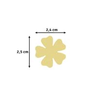 Vaessen Creative • figuurpons bloemblaadje hart medium ø2,5cm - thumbnail