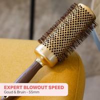 Olivia Garden Blow Out Speed Gold and Brown 55mm - thumbnail