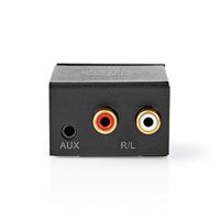 Digitale Audioconverter | 1-weg | Input: 1x Digital RCA / 1x TosLink | Output: 1x (2x RCA) / 1x 3,5 mm | Automatisch | Geïntegreerde versterker | Zwart - thumbnail